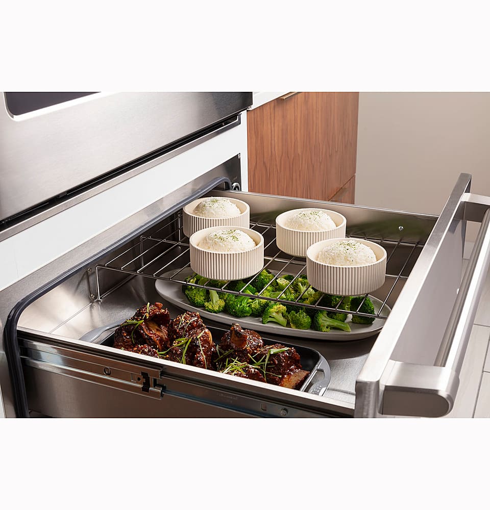 Café - 30" Warming Drawer, Customizable - Stainless Steel