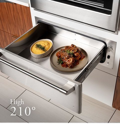 Café - 30" Warming Drawer, Customizable - Stainless Steel