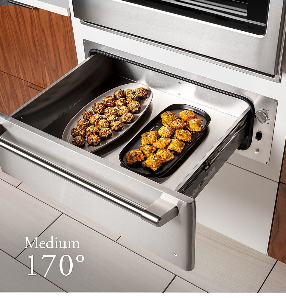 Café - 30" Warming Drawer, Customizable - Stainless Steel
