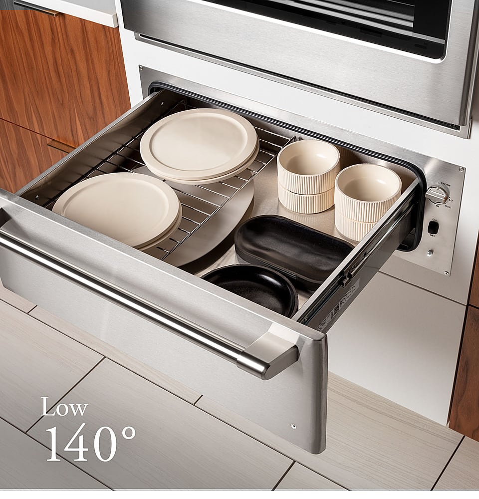 Café - 30" Warming Drawer, Customizable - Stainless Steel