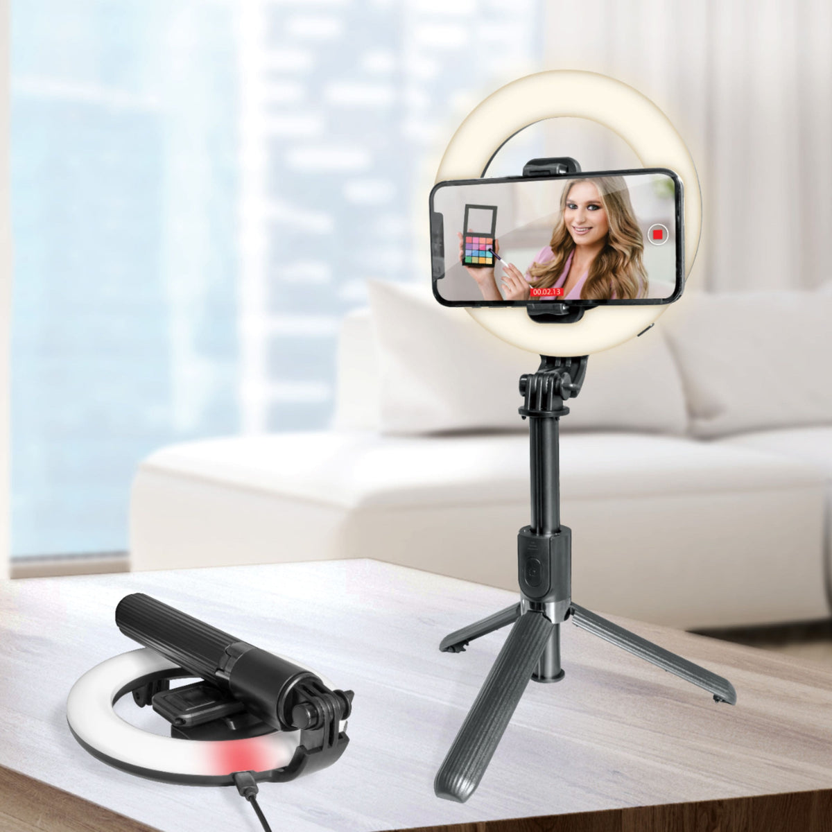 Bower - Ring Light Multipod - Black