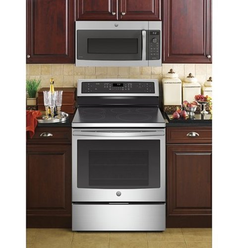 GE Profile - 1.7 Cu. Ft. Convection Over-the-Range Microwave with Advantium Technology - Stainless Steel