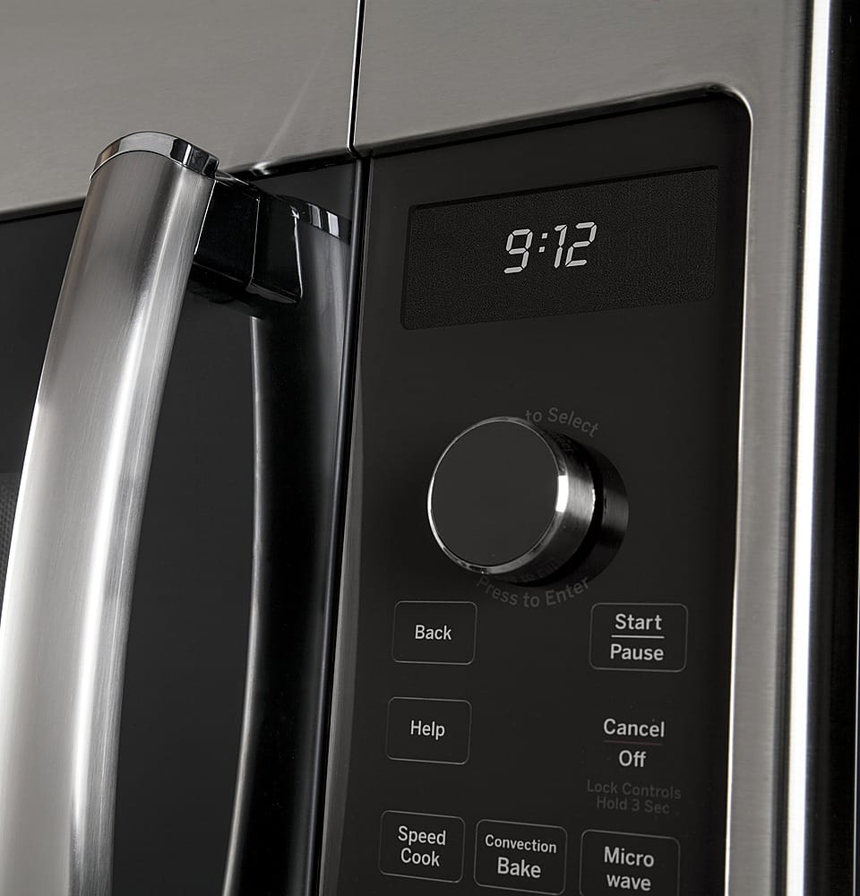 GE Profile - 1.7 Cu. Ft. Convection Over-the-Range Microwave with Advantium Technology - Stainless Steel