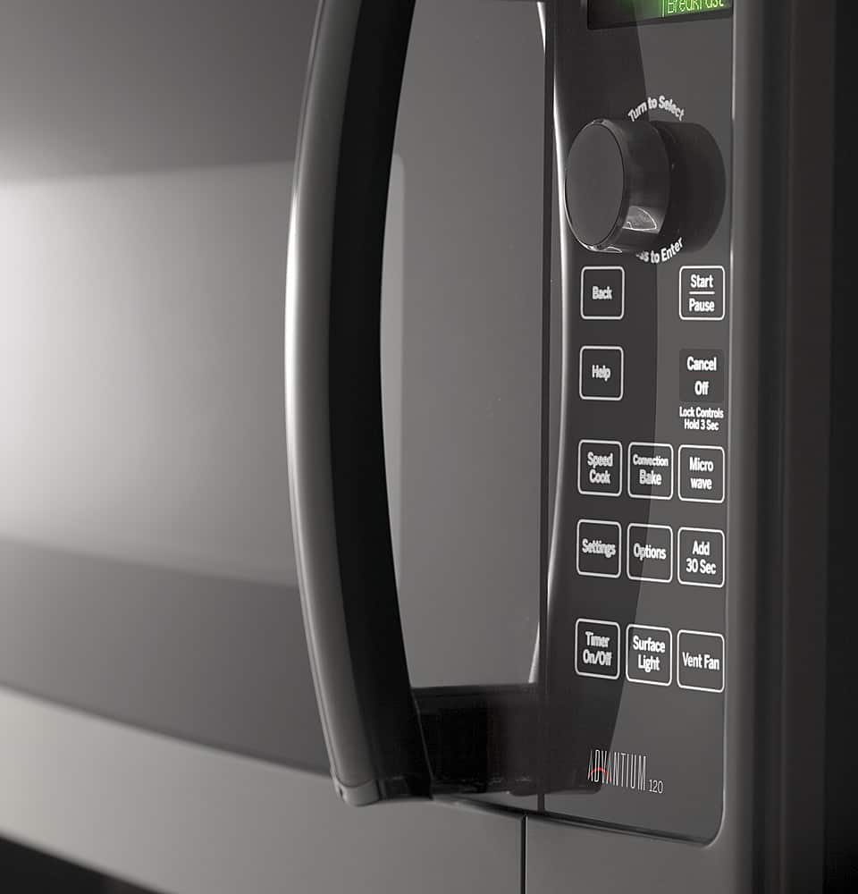 GE Profile - 1.7 Cu. Ft. Convection Over-the-Range Microwave with Advantium Technology - Stainless Steel