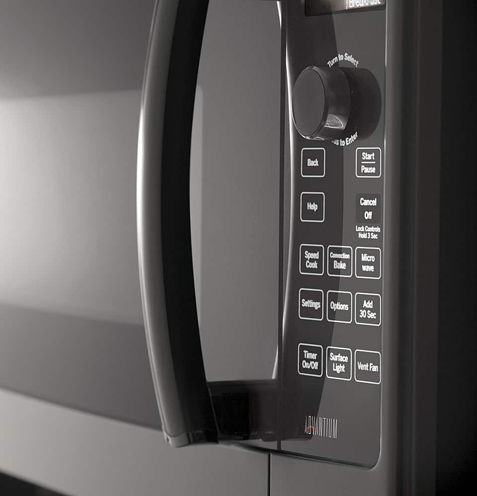 GE Profile - 1.7 Cu. Ft. Convection Over-the-Range Microwave with Advantium Technology - Stainless Steel
