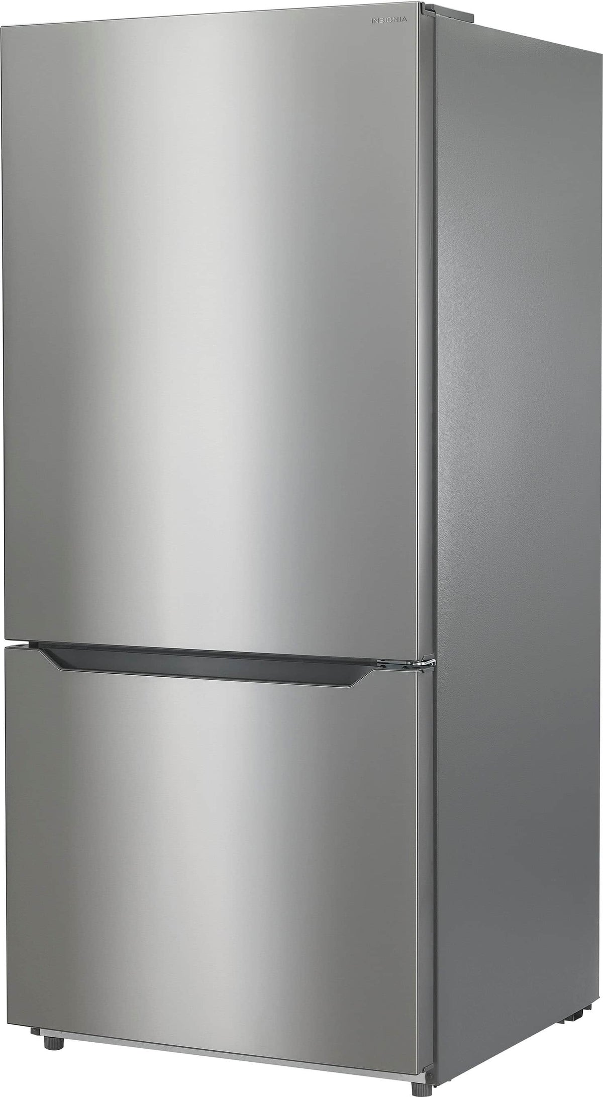 Insignia™ - 30 in. Wide 18.6 Cu. Ft. Bottom Freezer Refrigerator with ENERGY STAR Certification - Stainless Steel