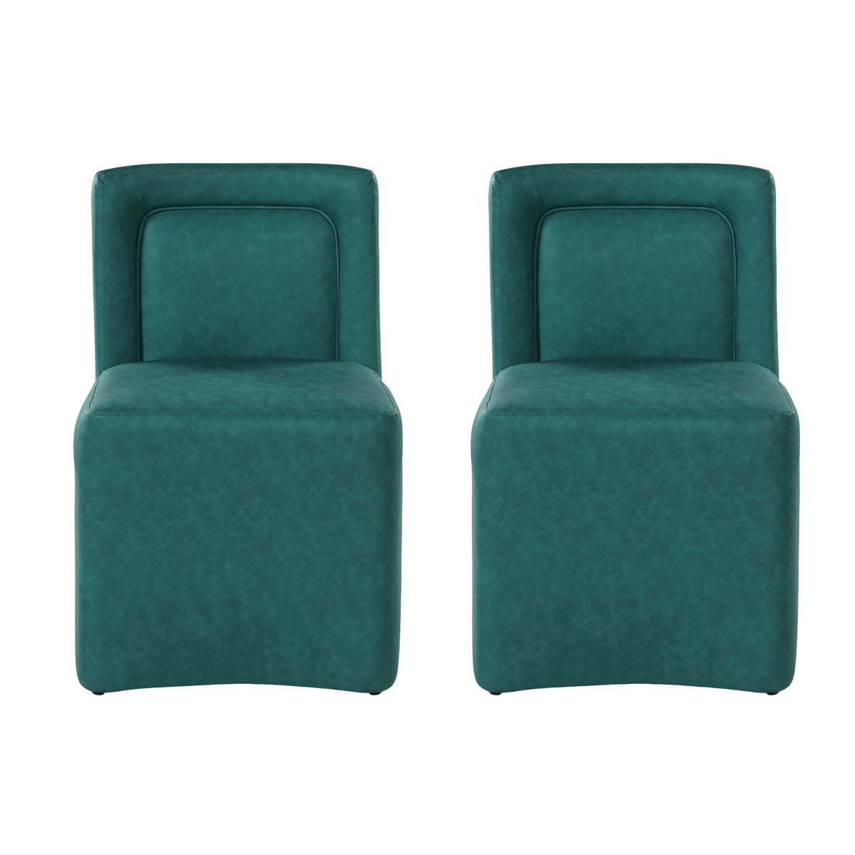 Sillas de comedor tapizadas vintage (juego de 2)
