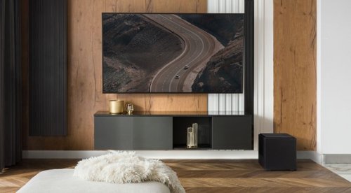 Definitive Technology - Descend DN10 10" Sub, 3XR Architecture, 500W Peak Class D Amplifier, (2) 10" Bass Radiators - Black