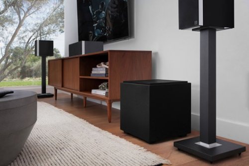 Definitive Technology - Descend DN10 10" Sub, 3XR Architecture, 500W Peak Class D Amplifier, (2) 10" Bass Radiators - Black