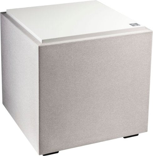Definitive Technology - Descend DN10 10" Sub, 3XR Architecture, 500W Peak Class D Amplifier, (2) 10" Bass Radiators - White