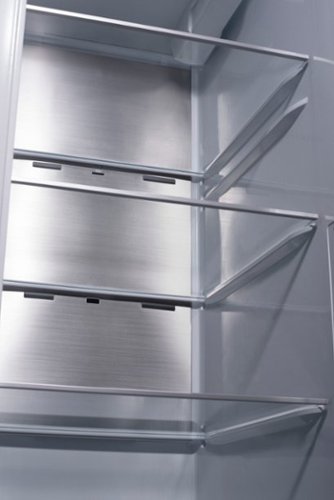 LG - 36-in Wide 27.1 Cu. Ft. Side-by-Side Smart Refrigerator with Craft Ice - Black Stainless Steel