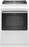 Whirlpool - 7.4 Cu. Ft. Gas Dryer with Steam and Advanced Moisture Sensing - White