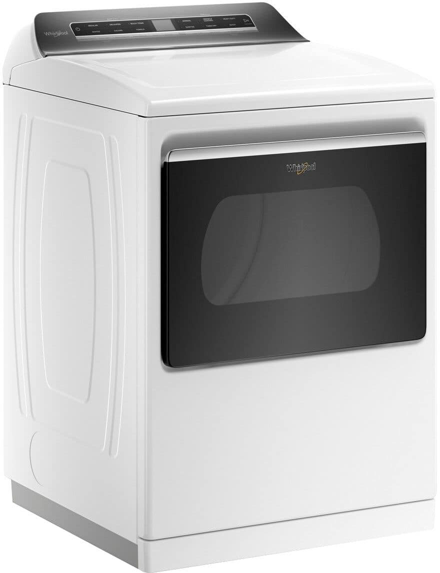 Whirlpool - 7.4 Cu. Ft. Gas Dryer with Steam and Advanced Moisture Sensing - White