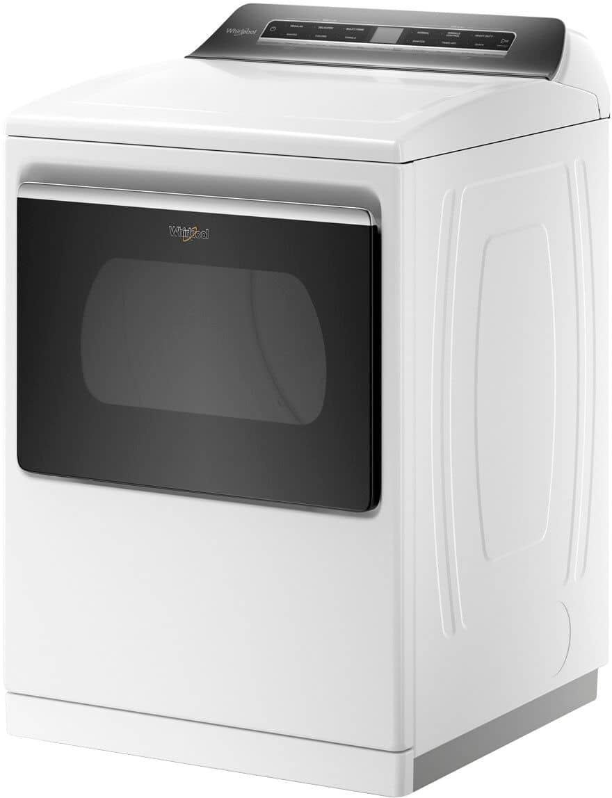 Whirlpool - 7.4 Cu. Ft. Gas Dryer with Steam and Advanced Moisture Sensing - White