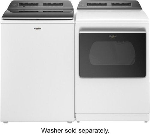 Whirlpool - 7.4 Cu. Ft. Gas Dryer with Steam and Advanced Moisture Sensing - White