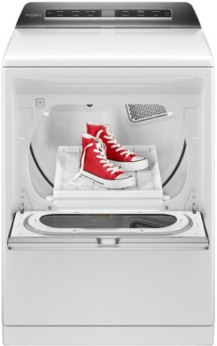 Whirlpool - 7.4 Cu. Ft. Gas Dryer with Steam and Advanced Moisture Sensing - White