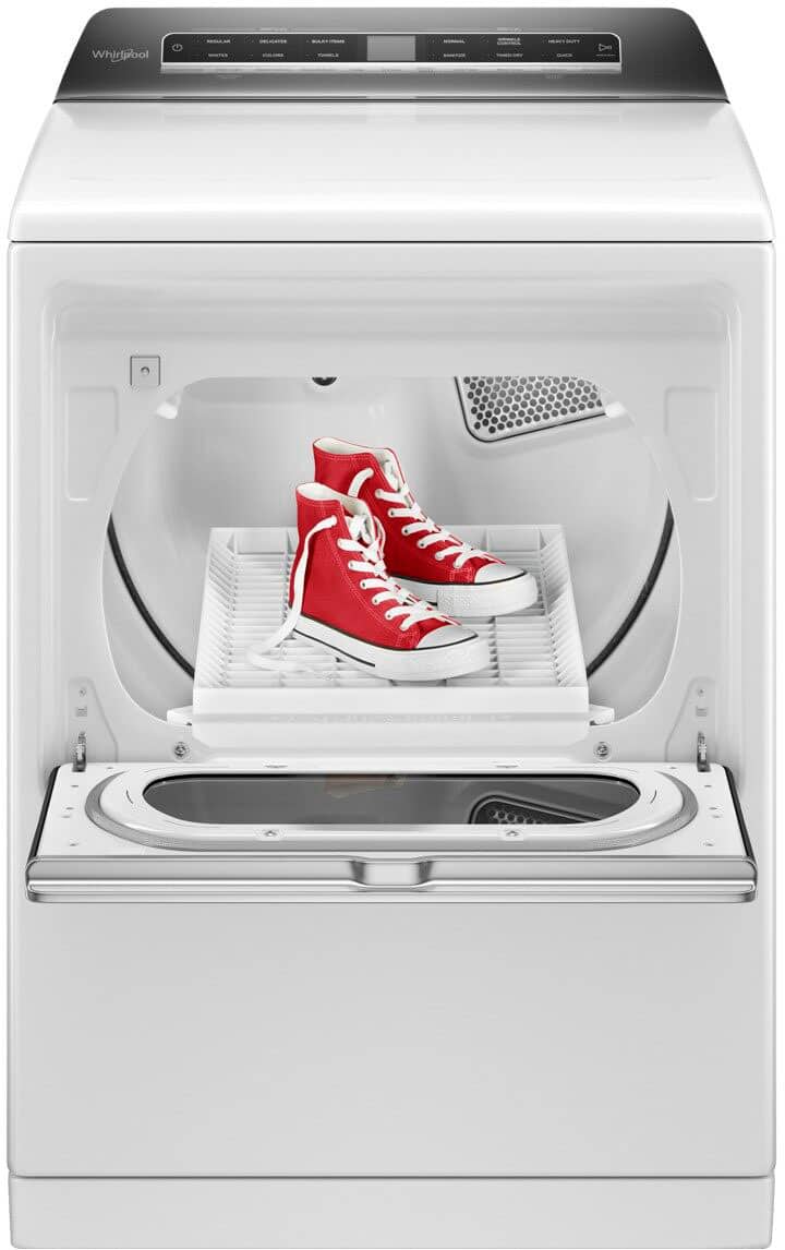 Whirlpool - 7.4 Cu. Ft. Gas Dryer with Steam and Advanced Moisture Sensing - White