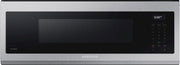 Samsung - 1.1 cu. ft. Smart SLIM Over-the-Range Microwave with 550 CFM Hood Ventilation - Stainless Steel