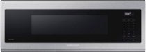 Samsung - 1.1 cu. ft. Smart SLIM Over-the-Range Microwave with 550 CFM Hood Ventilation - Stainless Steel