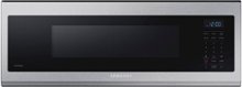 Samsung - 1.1 cu. ft. Smart SLIM Over-the-Range Microwave with 400 CFM Hood Ventilation - Stainless Steel