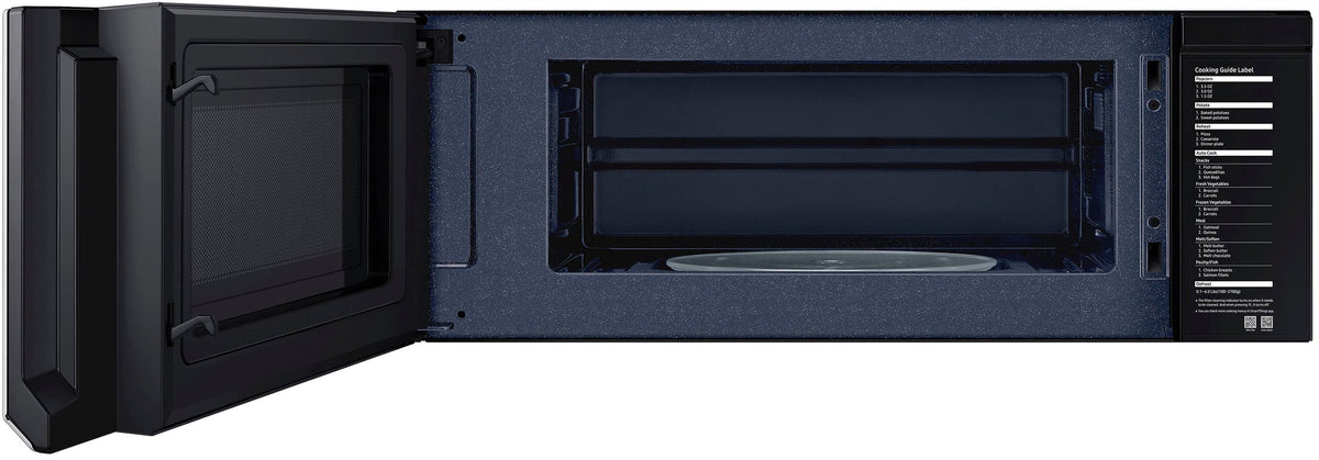 Samsung - 1.1 cu. ft. Smart SLIM Over-the-Range Microwave with 400 CFM Hood Ventilation - Stainless Steel