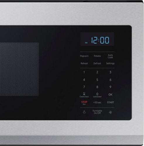 Samsung - 1.1 cu. ft. Smart SLIM Over-the-Range Microwave with 400 CFM Hood Ventilation - Stainless Steel