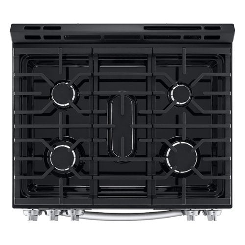 LG - 30-in Wide 5.8 Cu. Ft. Smart Slide-In Gas Range with 5 Burners, EasyClean and SuperBoil Burner - Stainless Steel