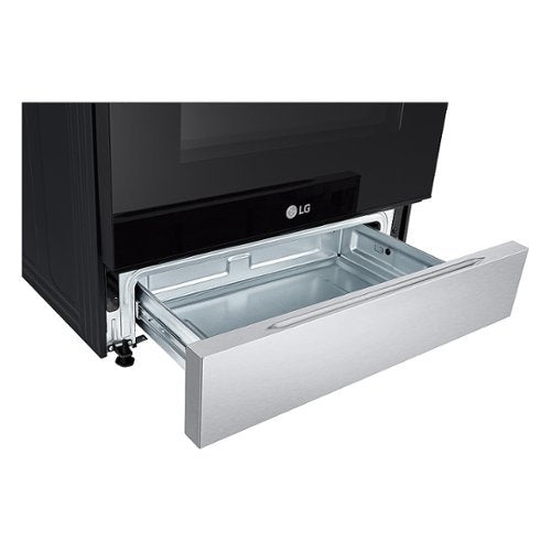 LG - 30-in Wide 5.8 Cu. Ft. Smart Slide-In Gas Range with 5 Burners, EasyClean and SuperBoil Burner - Stainless Steel