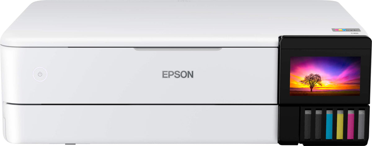 Epson - EcoTank Photo ET-8550 All-in-One Wide-format Supertank Printer - White