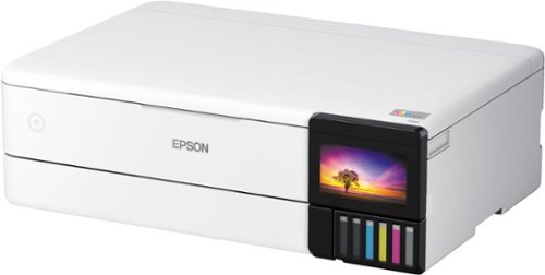 Epson - EcoTank Photo ET-8550 All-in-One Wide-format Supertank Printer - White
