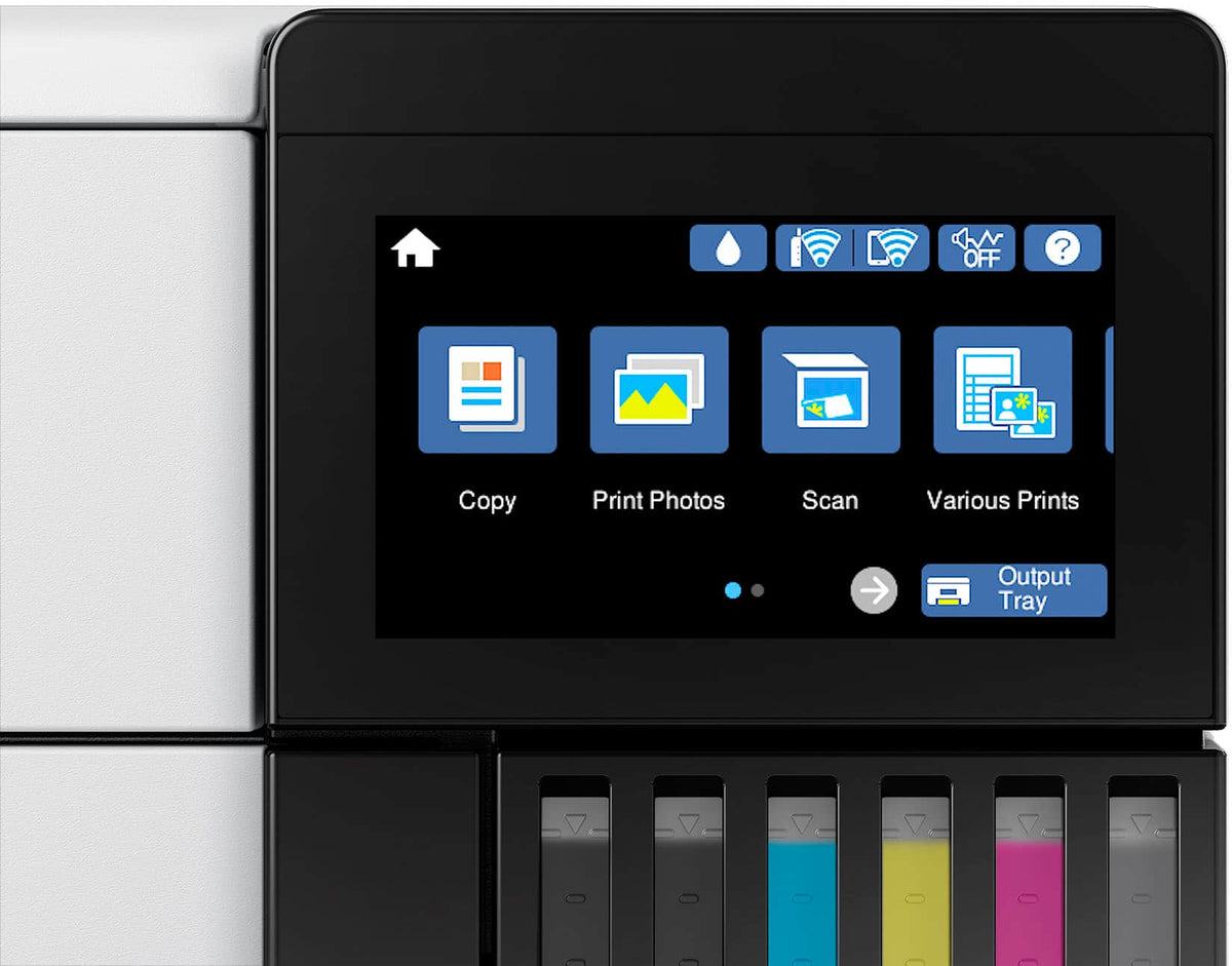 Epson - EcoTank Photo ET-8550 All-in-One Wide-format Supertank Printer - White