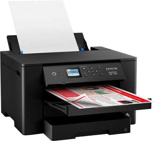 Epson - WorkForce Pro WF-7310 Wireless Wide-Format Inkjet Printer - Black