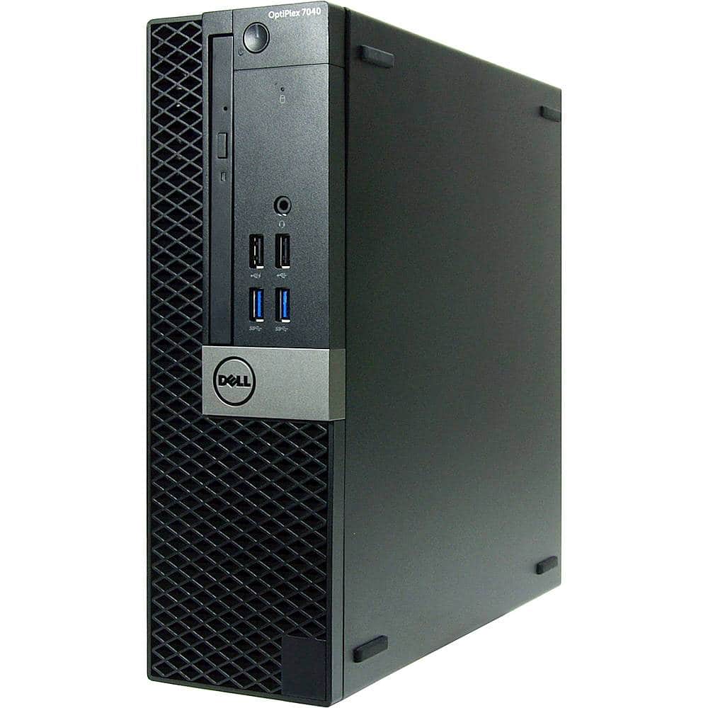 Dell - Refurbished OptiPlex 7040 Desktop - Intel Core i7 - 16GB Memory - 512GB SSD - Black
