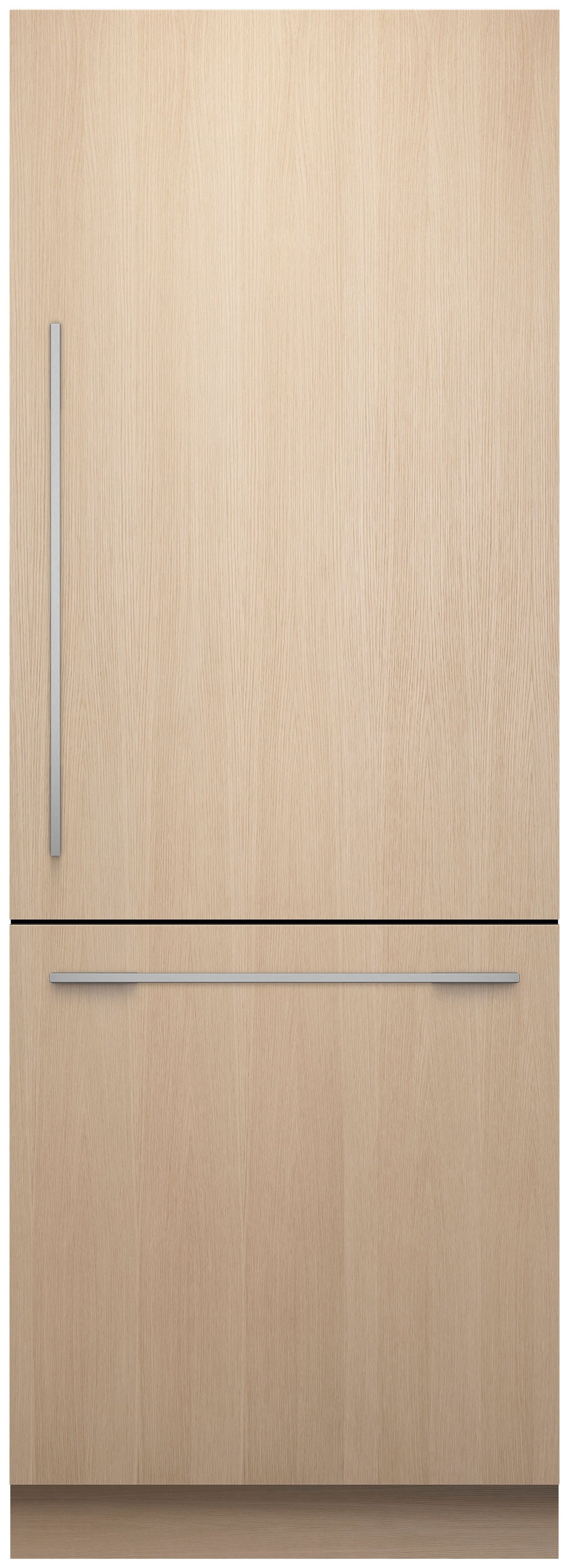 Fisher & Paykel - 30 in. Wide 15.9 cu. Ft Column Bottom Mount Refrigerator Freezer Panel Ready Ice and Water RH - Custom Panel Ready