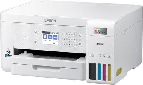 Epson - EcoTank ET-3830 All-in-One Supertank Inkjet Printer - White
