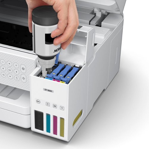 Epson - EcoTank ET-3830 All-in-One Supertank Inkjet Printer - White