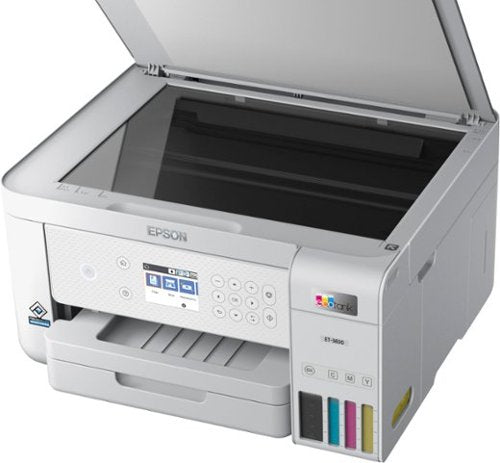 Epson - EcoTank ET-3830 All-in-One Supertank Inkjet Printer - White