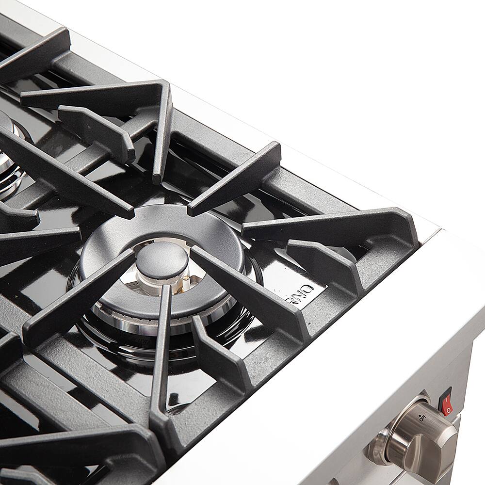 Forno Appliances - 36 in. Wide 6 Burner Galiano Alta Qualita 5.36 Cu. Ft. Freestanding Gas Range with Convection Oven - Stainless Steel