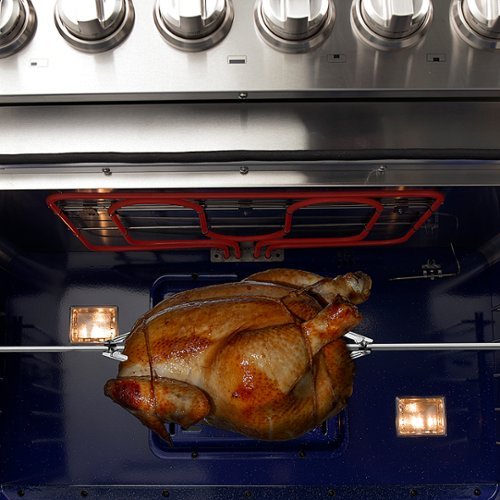 Forno Appliances - 36 in. Wide 6 Burner Capriasca Alta Qualita 5.36 Cu. Ft. Freestanding Dual Fuel Range with Convection Oven - Silver