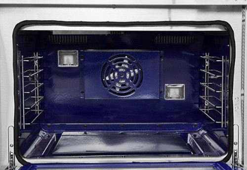 Forno Appliances - 48 in. Wide 8 Burner Capriasca Alta Qualita 6.58 Cu. Ft. Freestanding Double Oven Gas Range with Convection Ovens - Stainless Steel