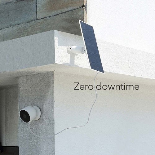Wasserstein - Google Nest Cam Premium Solar Panel - White