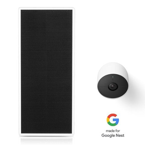 Wasserstein - Google Nest Cam Premium Solar Panel - White