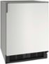 U-Line - 21” Refrigerator / Ice Maker - Stainless Steel