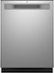 GE - 24" Top Control Built-In Plastic Tub Dishwasher with 3rd Rack, Bottle Jets and 50 dBA - Stainless Steel