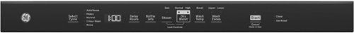 GE - 24" Top Control Built-In Plastic Tub Dishwasher with 3rd Rack, Bottle Jets and 50 dBA - Stainless Steel