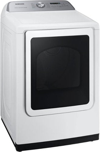 Samsung - 7.4 Cu. Ft. Smart Electric Dryer with Steam Sanitize+ - White