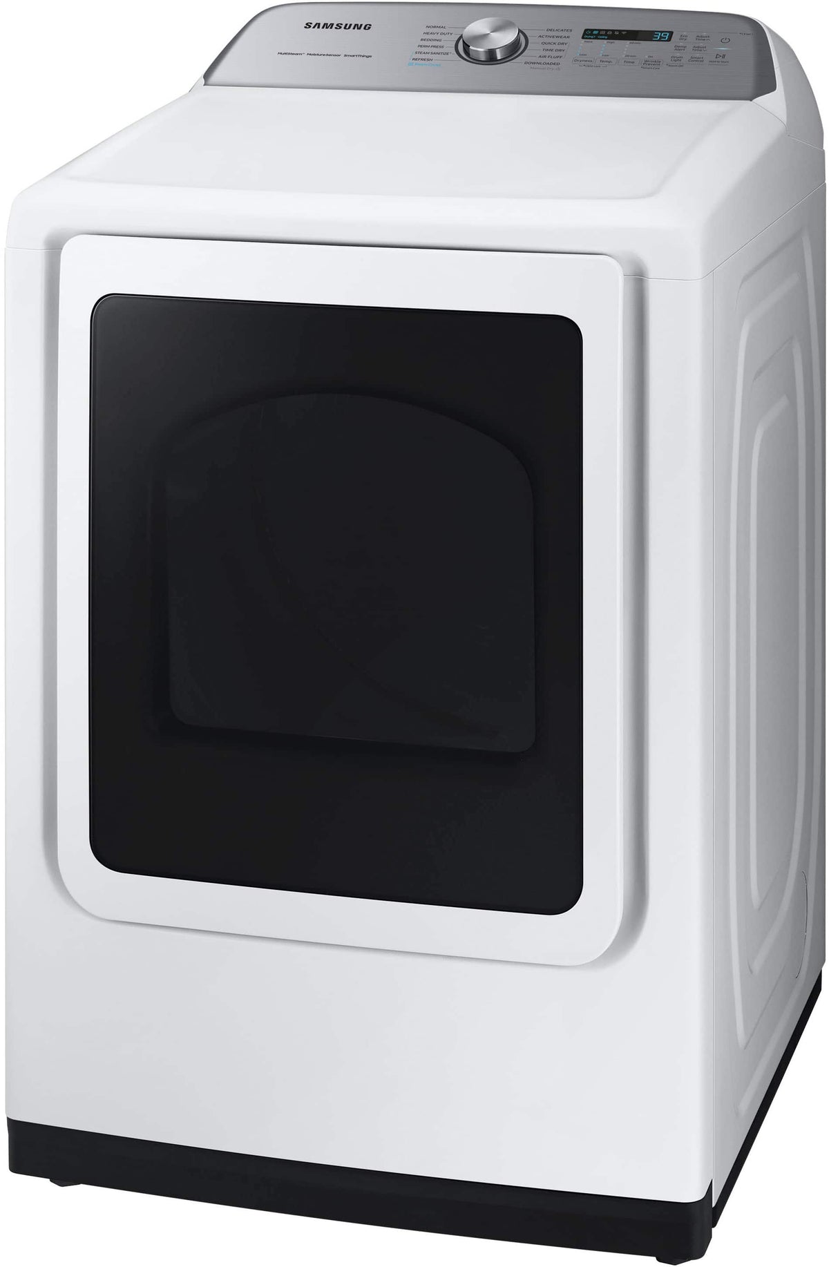 Samsung - 7.4 Cu. Ft. Smart Electric Dryer with Steam Sanitize+ - White