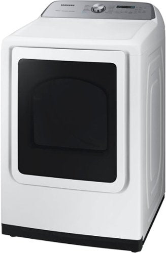 Samsung - 7.4 Cu. Ft. Smart Electric Dryer with Steam Sanitize+ - White