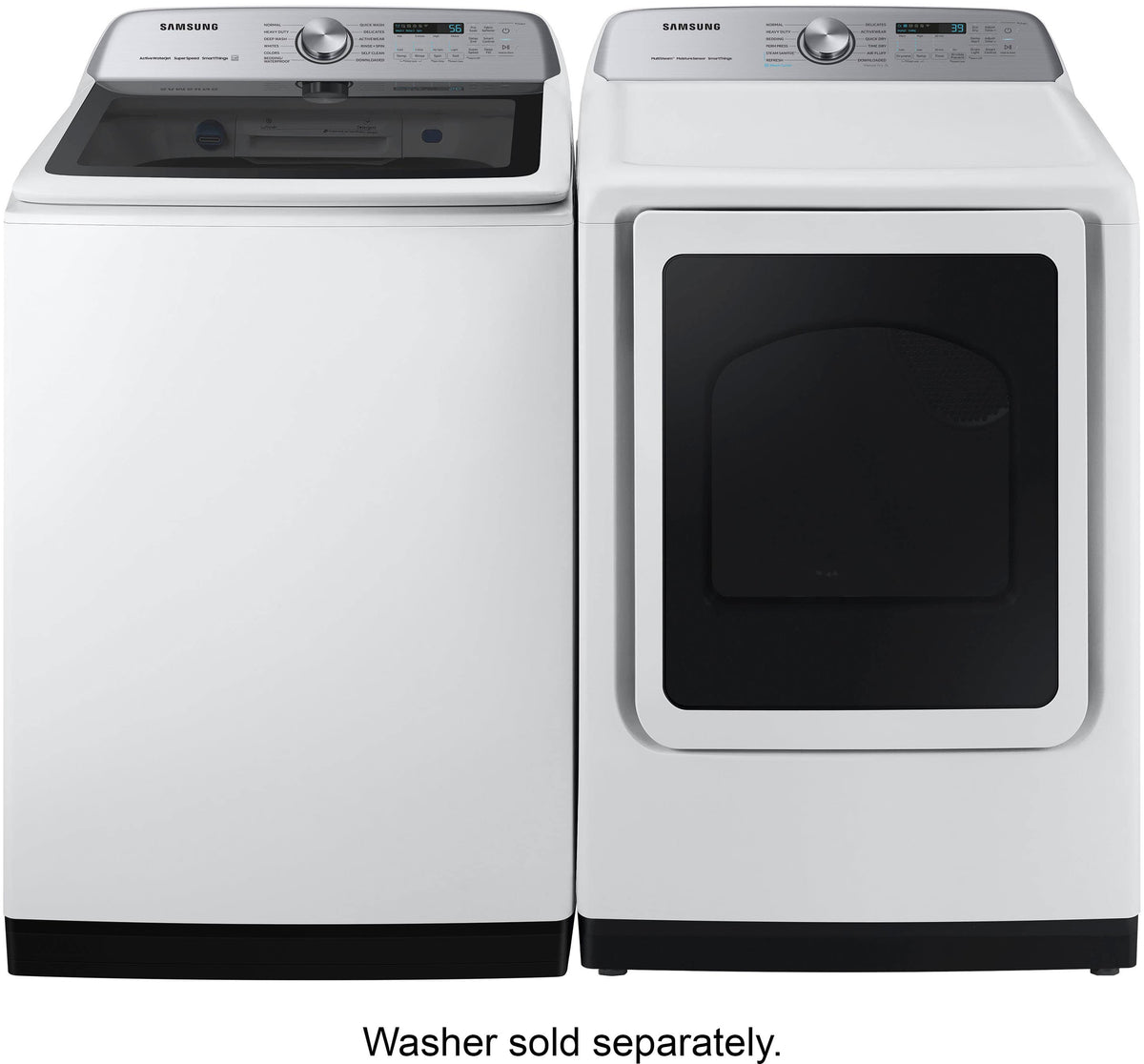 Samsung - 7.4 Cu. Ft. Smart Electric Dryer with Steam Sanitize+ - White