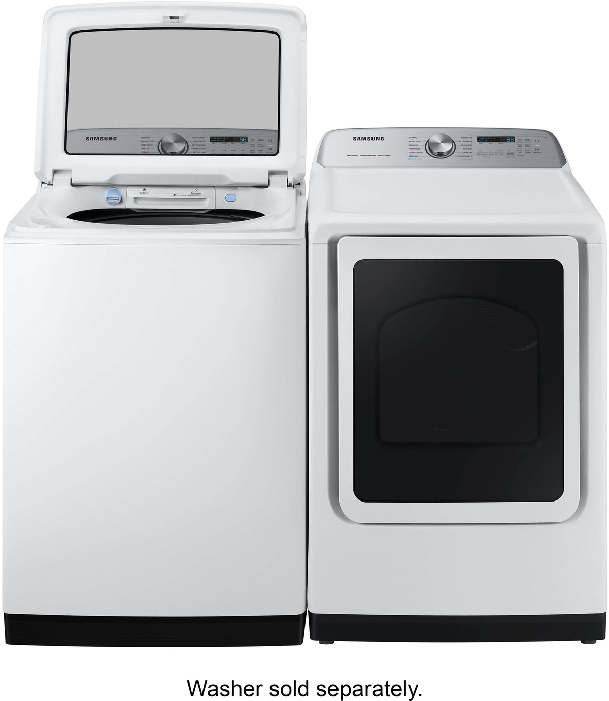 Samsung - 7.4 Cu. Ft. Smart Electric Dryer with Steam Sanitize+ - White